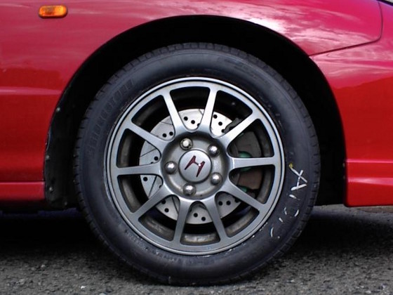 Integra Front Brakes, Wheel Fitted