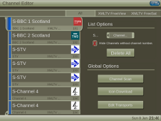 Channel List Freesat